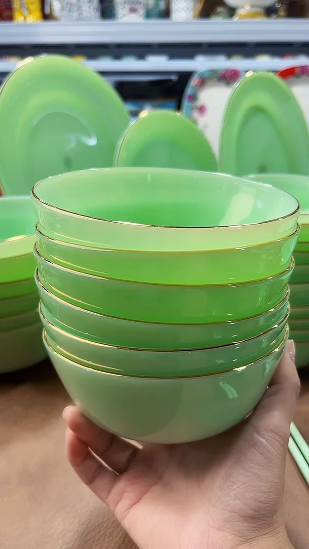 玉瓷5.5英寸饭碗6个景德镇陶瓷