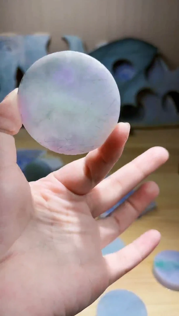 翡翠未镶嵌颈饰翡翠A货 姜谭061