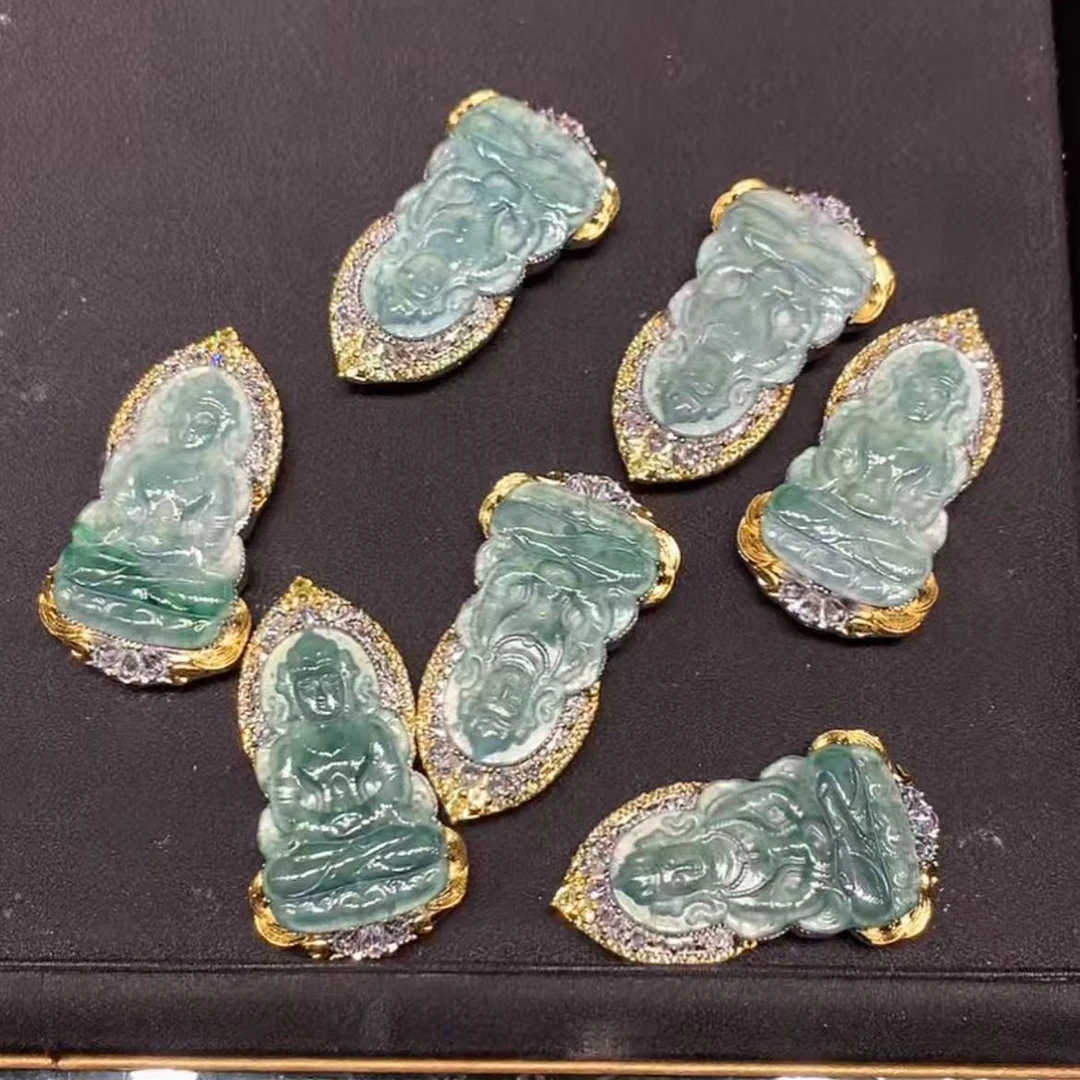 天然A货翡翠吊坠*2908/010/多样性发/1件