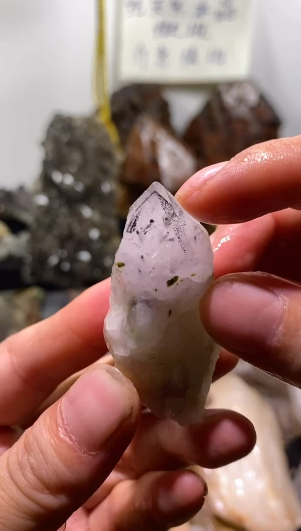 水晶珠宝半成品未镶嵌32号超七权杖毒液隐山花园