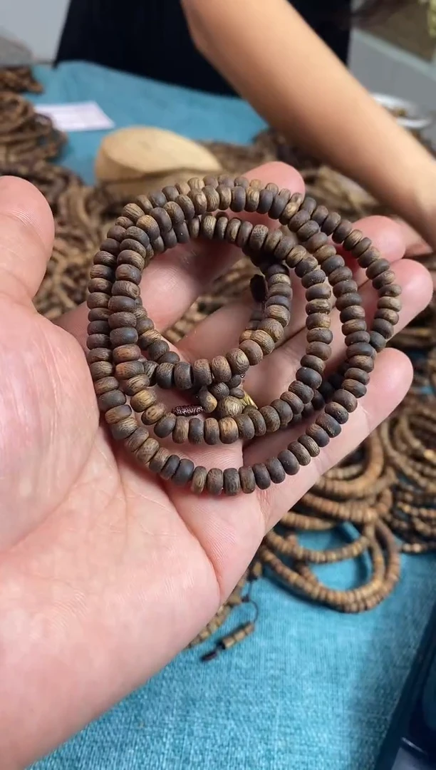 手串沉香算盘随型多圈棋楠手串6.9 多样性发一