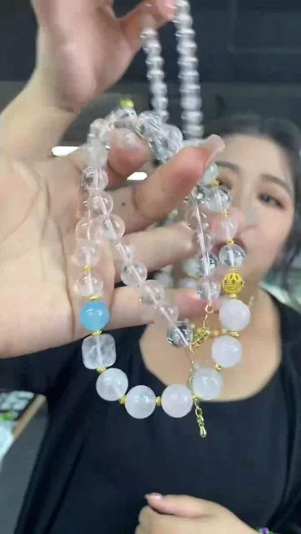 未镶嵌项链水晶多样性发其一颜色微差