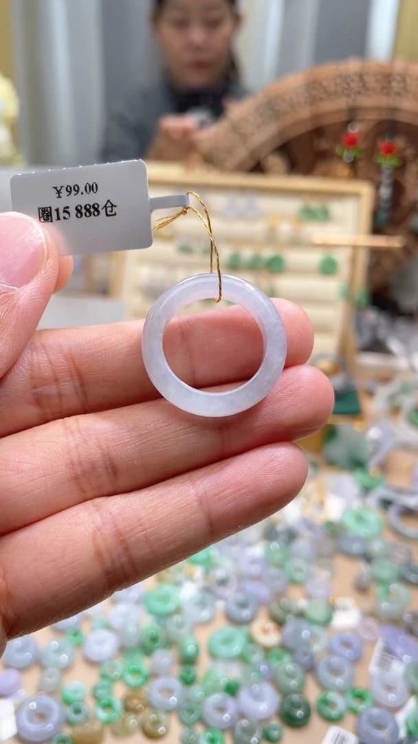 【闪购商品】翡翠颈饰未镶嵌圈15