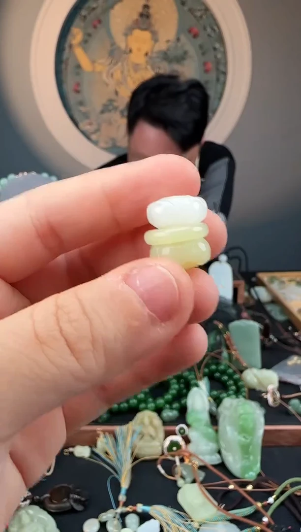 颈饰未镶嵌和田玉和田玉