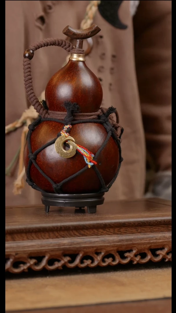 116号精品天然大漆酒葫芦一物一拍~