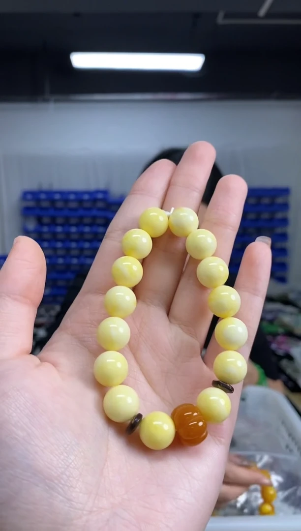 手链蜜蜡未镶嵌闪购链接   多样性发其一颜色微差