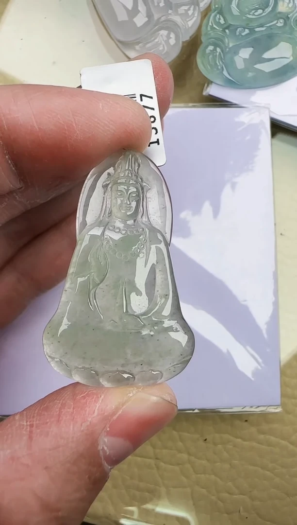 颈饰未镶嵌翡翠缅甸翡翠a货