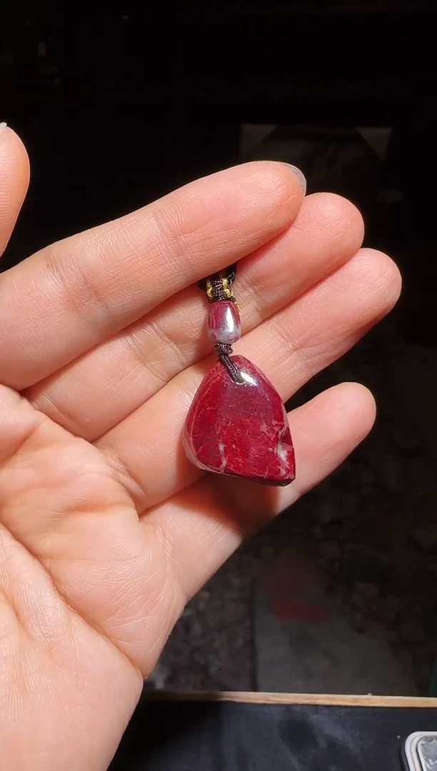 天然辰砂朱砂吊坠35