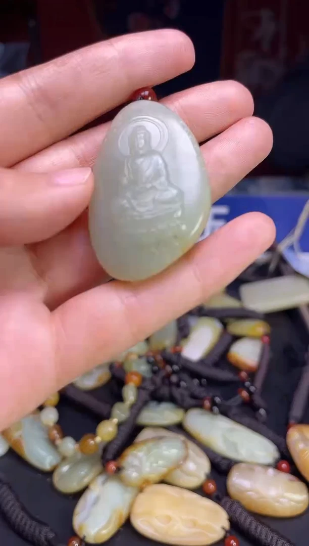 颈饰未镶嵌和田玉123