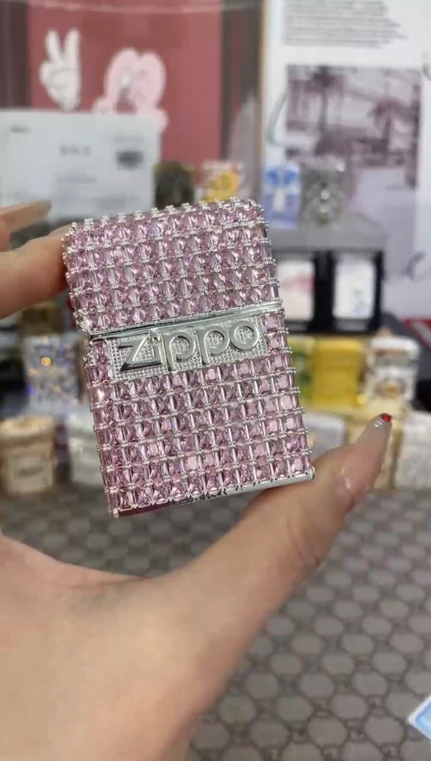 铜ZIPPO粉钻星辰