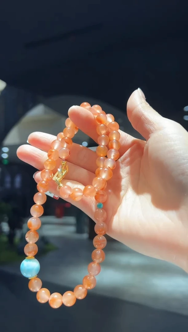 【闪购商品】南红玛瑙颈饰未镶嵌41】