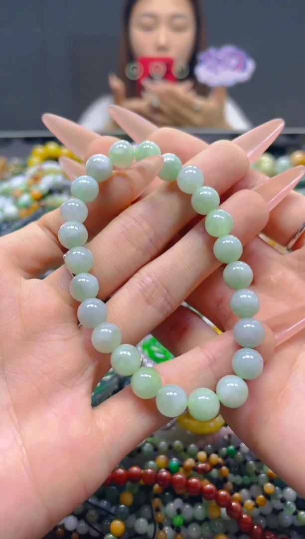 颈饰未镶嵌翡翠7MM