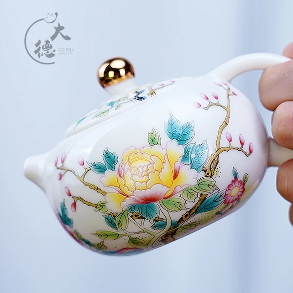 牡丹花X092小茶壶WY