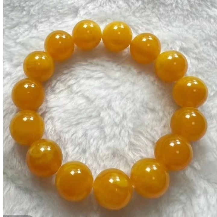 W138古巴新蜜蜜糖红手串14mm