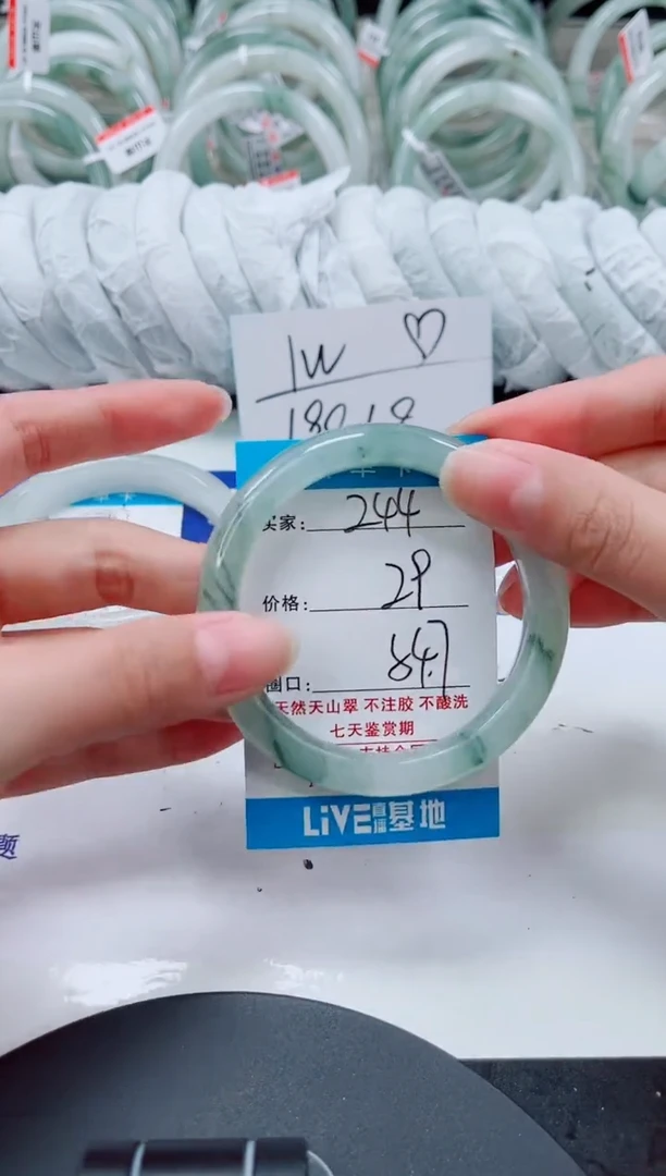 未镶嵌手镯石英质玉244-53/54