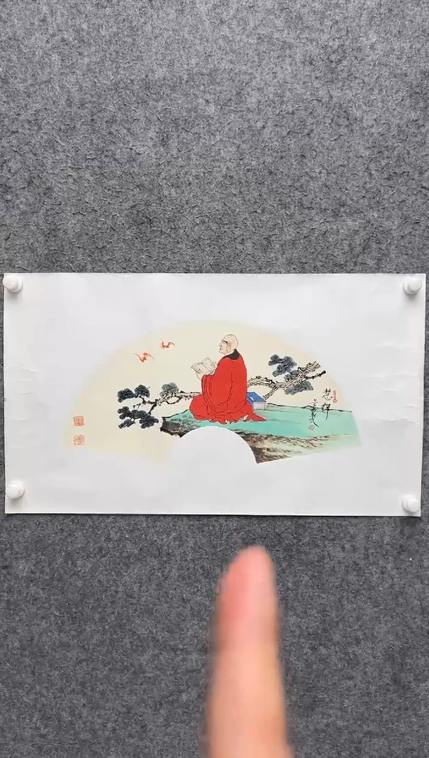 国画CJZ-1.5平尺-国画作品（定金链接）