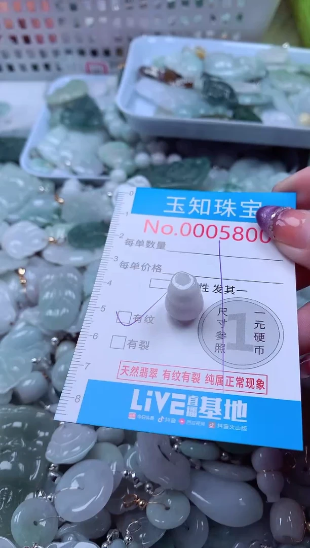 翡翠未镶嵌吊坠(不含链)5800