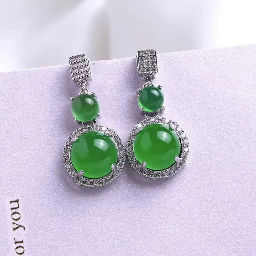 【玉翠珠宝】精美气质时尚耳饰百搭 轻奢复古【JSY75235】玛瑙