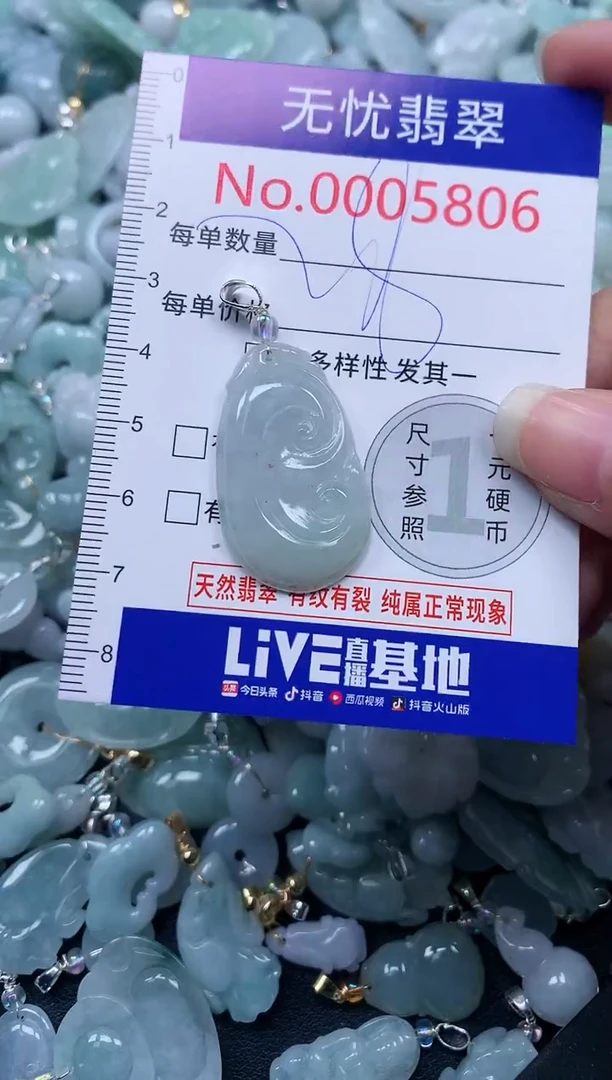 颈饰未镶嵌翡翠5806