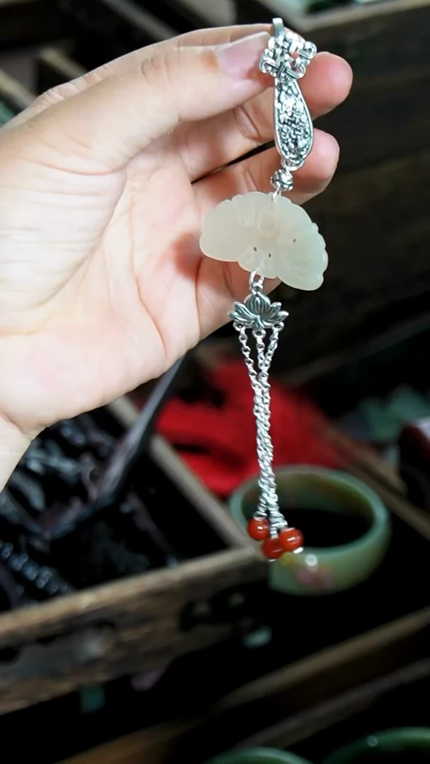 和田玉未镶嵌颈饰0002