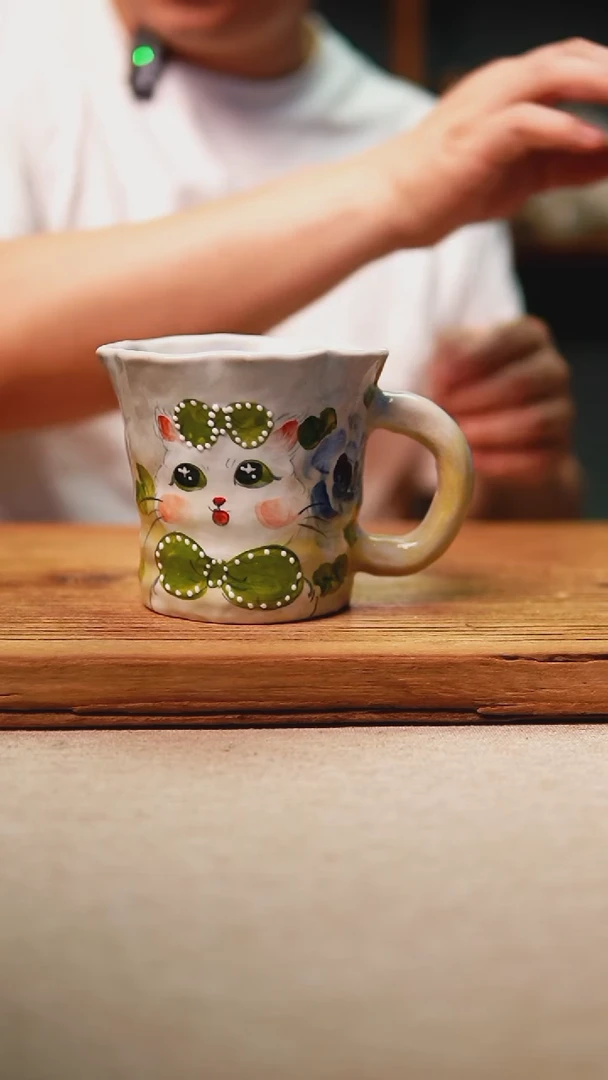 @@陶园瓷舍@@纯手工手绘@高温釉下彩