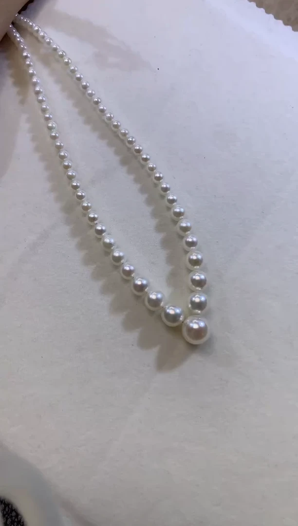 海水珍珠18K金镶嵌项链Z69