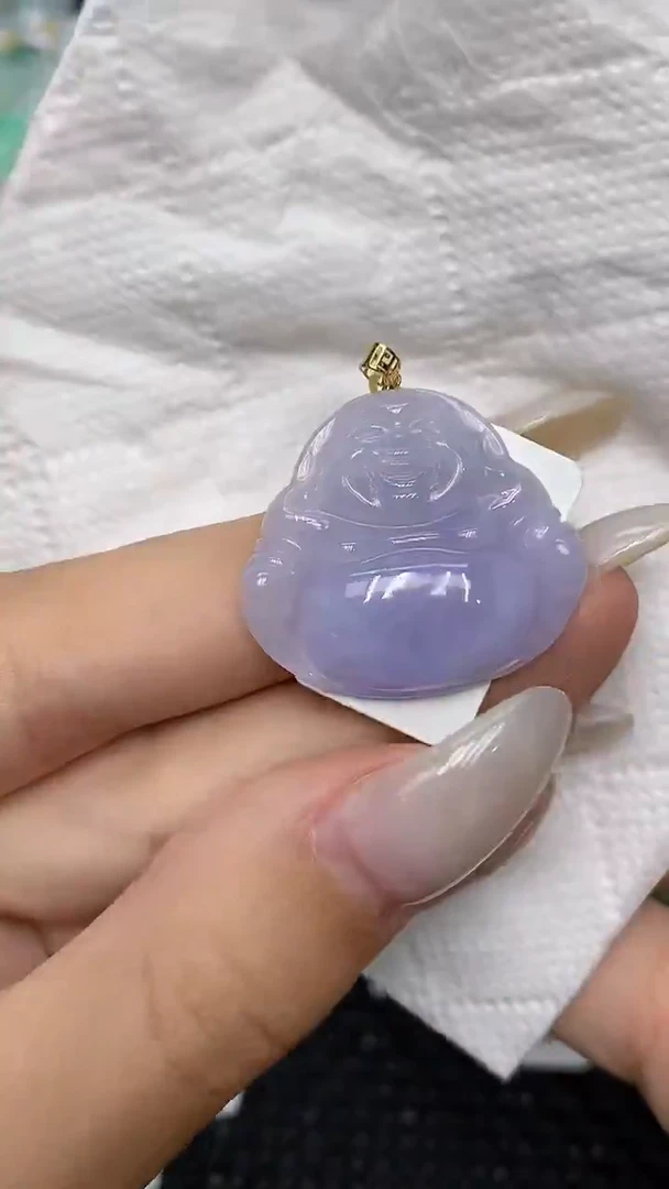 颈饰18K金镶嵌翡翠1