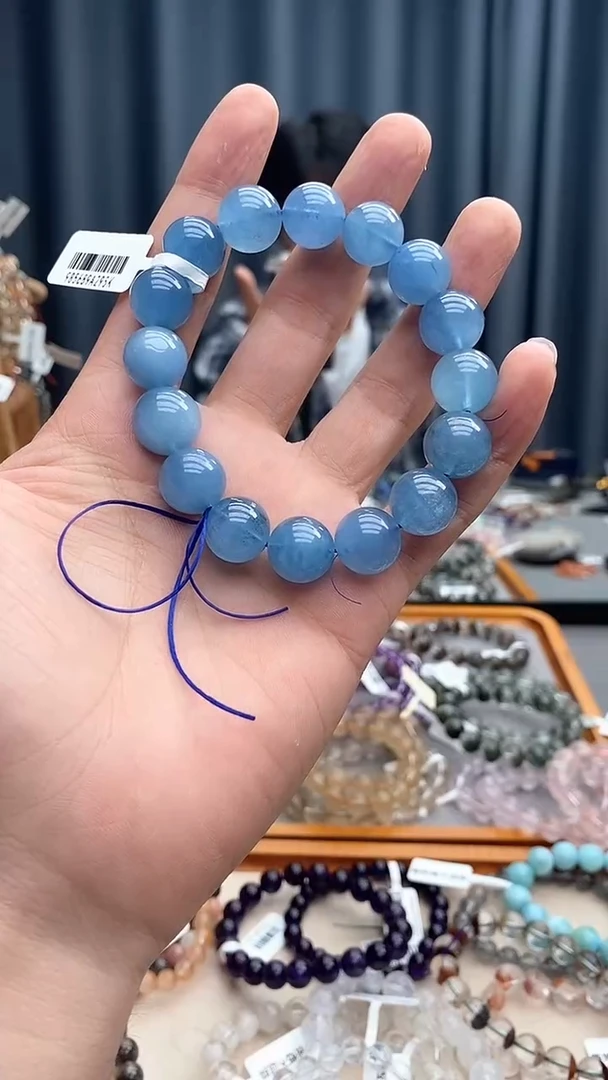 水晶手链未镶嵌海蓝宝