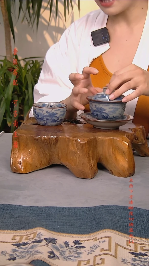 简装家用款2件套 老陶泥开片纹陶瓷茶具