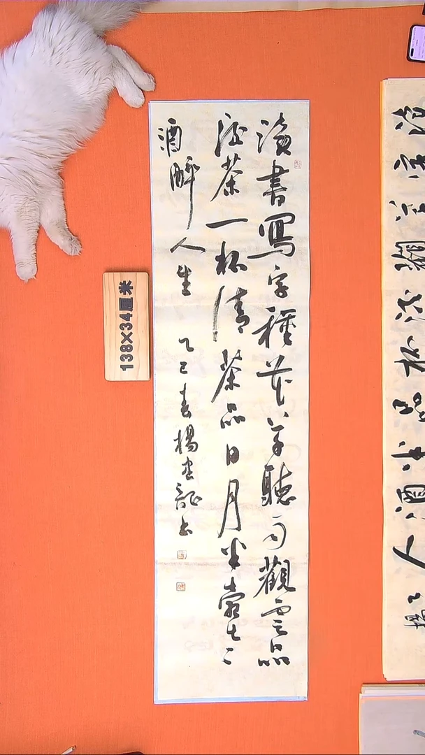 书法书法作品纯手写小精品68*34