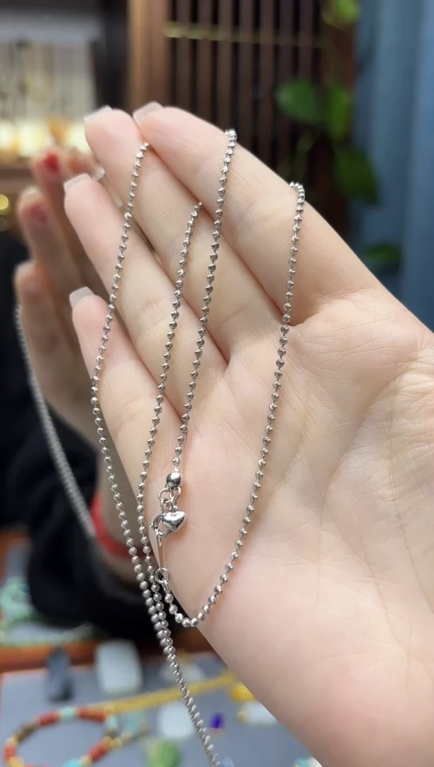 颈饰18K金18K金豆豆链ZX