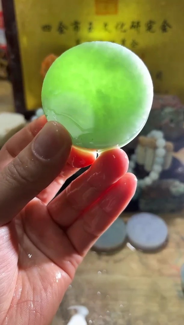 未镶嵌挂件翡翠A货常星7032