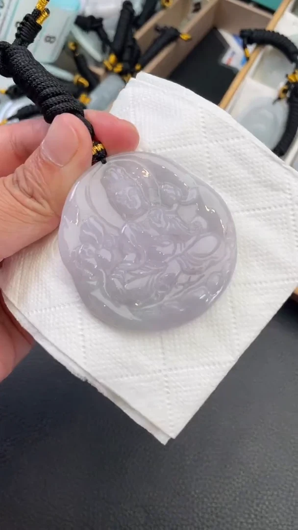 颈饰未镶嵌翡翠天然缅甸翡翠A货101