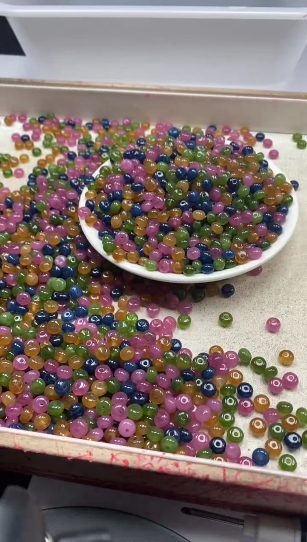 【闪购商品】碧玺颈饰未镶嵌w2099碧*玺算盘6*3mm*30颗