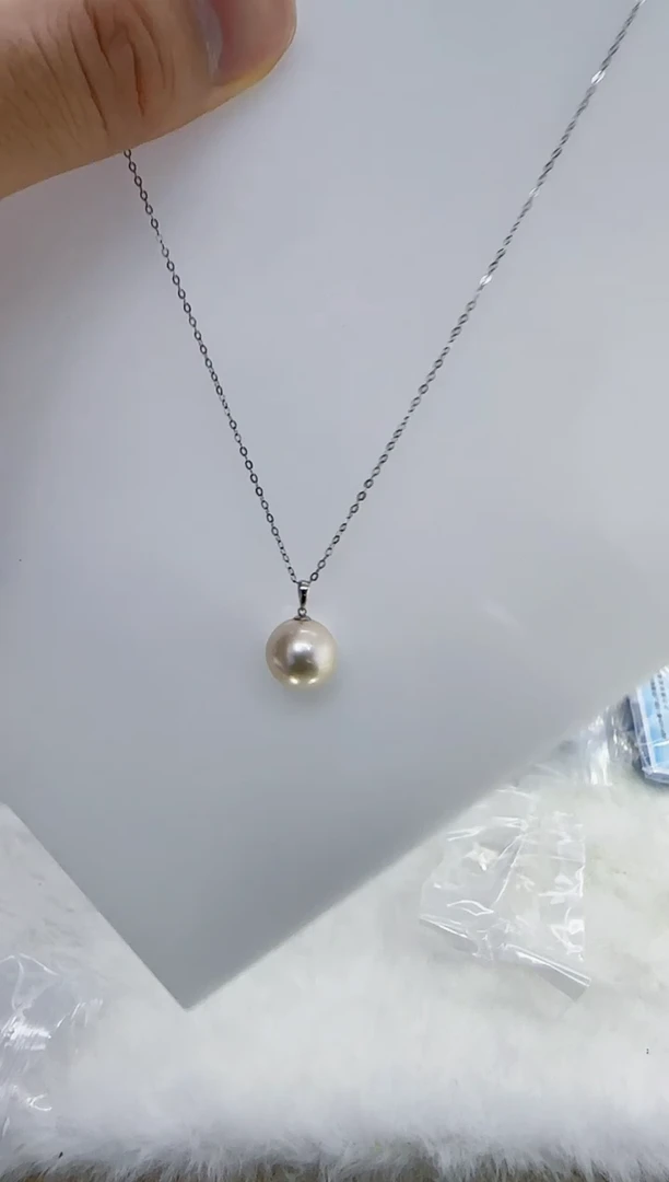 18K金镶嵌淡水珍珠DA珍珠11-12 a342