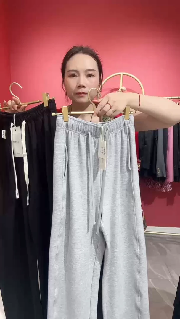 棉黑灰裤子      2条