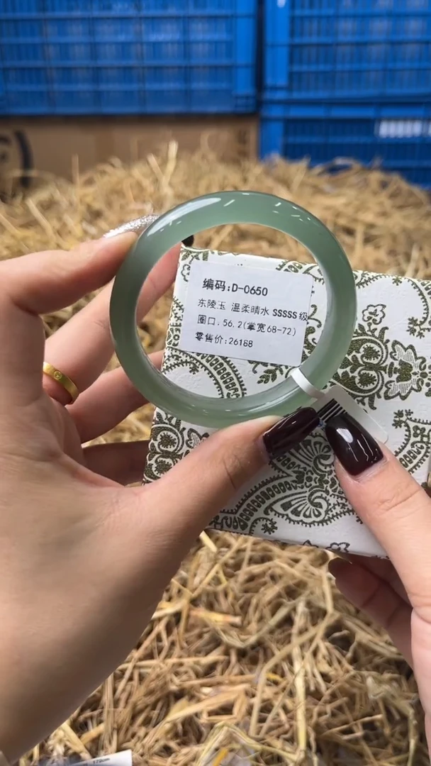 未镶嵌手镯石英质玉D-0650