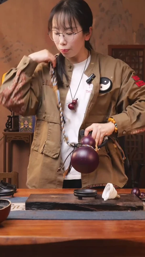 【闪购商品】123号精品大漆葫芦防腐防渗装水茶酒