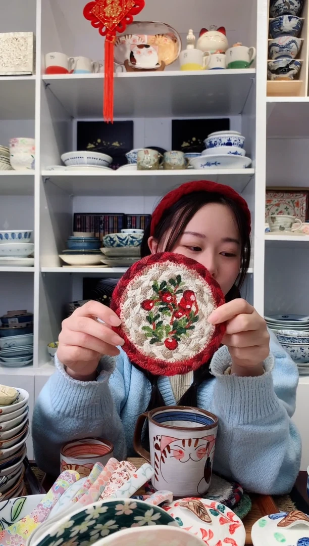 【闪购商品】钛合金纯手工编织杯垫一个