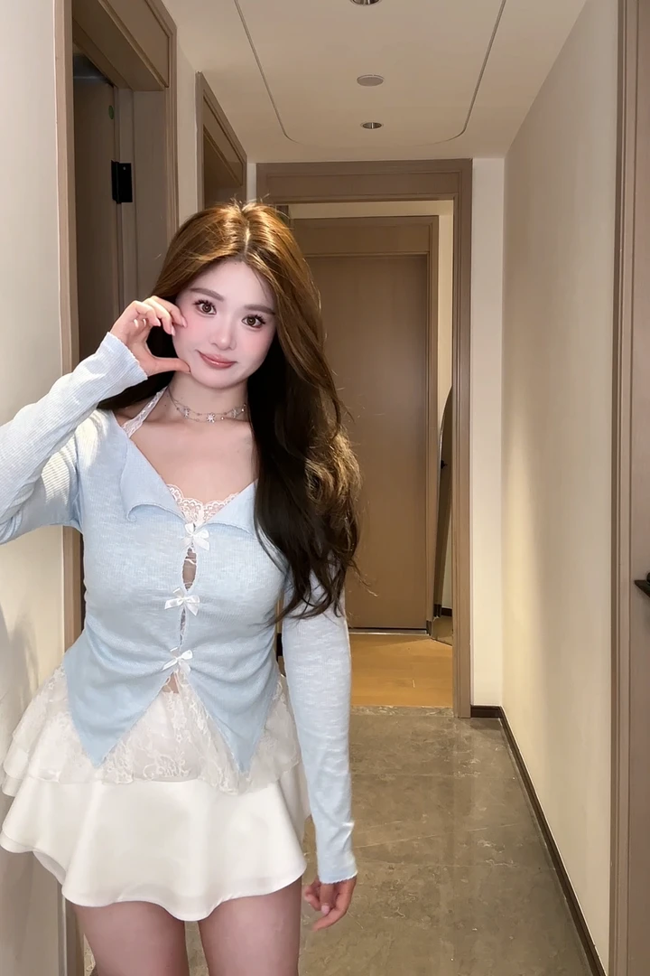 胖MM大码女装白色蕾丝吊带背心女修身内搭叠穿无袖甜辣上衣两件套