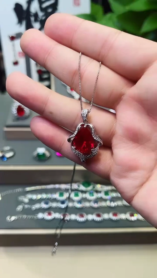 【闪购商品】红宝石颈饰未镶嵌02222222