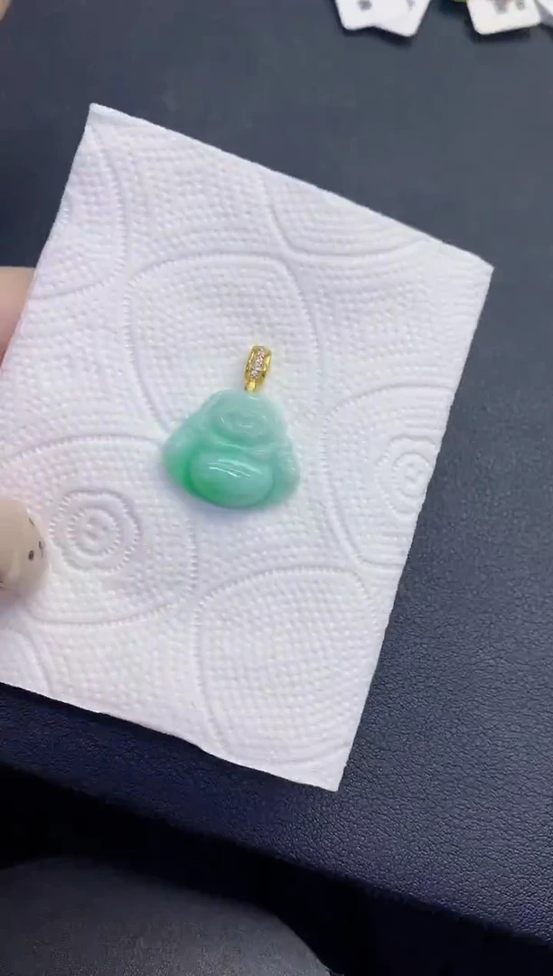 颈饰未镶嵌翡翠缅甸天然翡翠A货