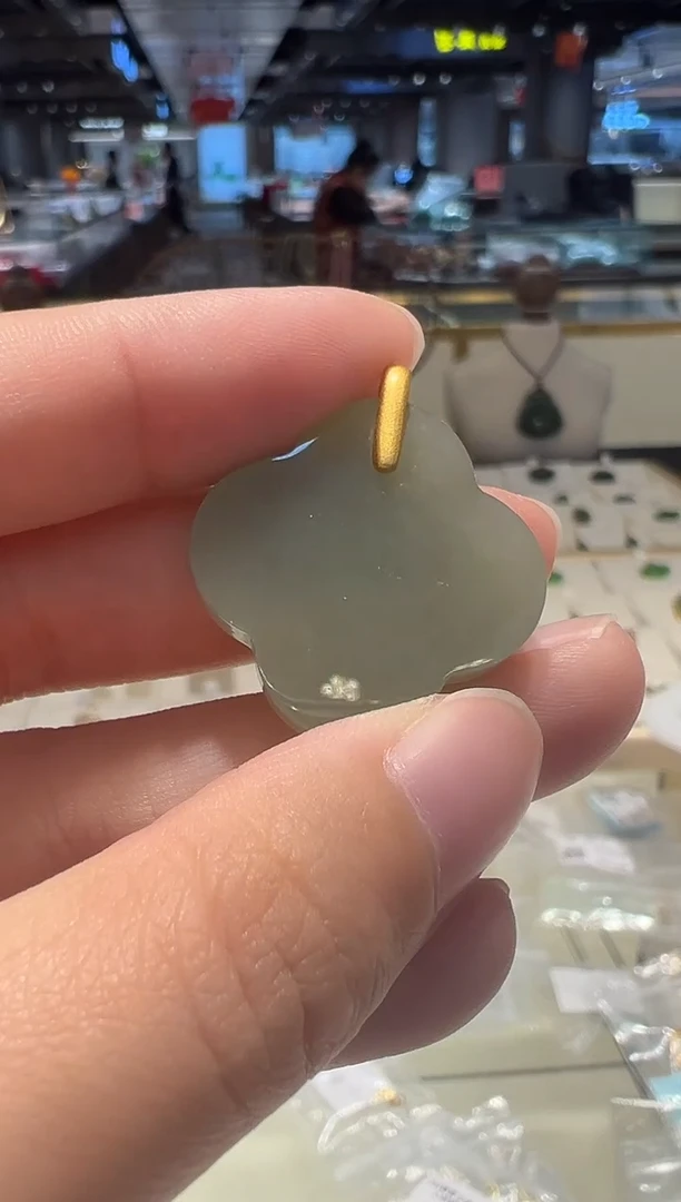 【闪购商品】和田玉颈饰银S925镶嵌11111