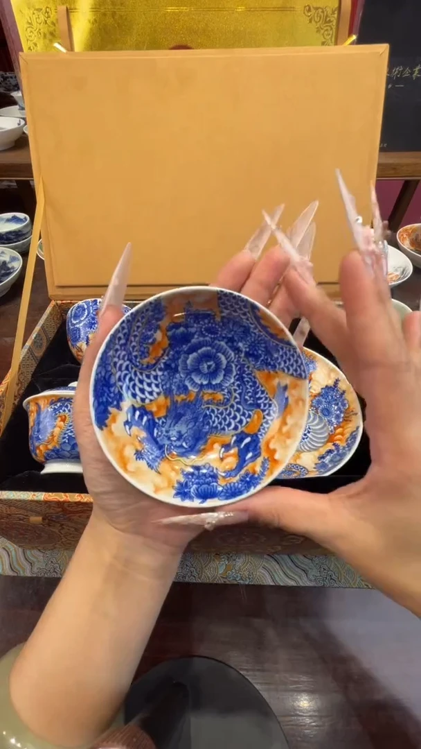 杯子瓷胖*和景德镇手工手绘陶瓷