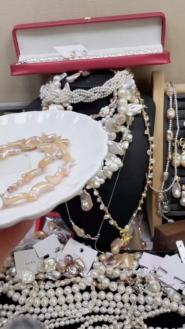 未镶嵌项链淡水珍珠【纯恬饰品】