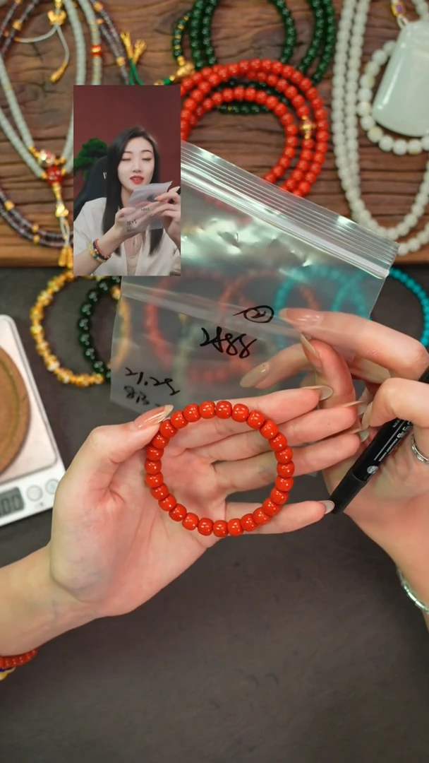 未镶嵌手串南红玛瑙豆*遇见匠心品质回血