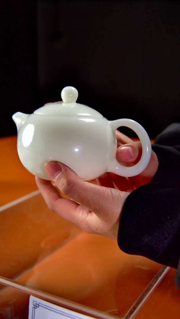 其他陶瓷《言泥陶瓷》璞玉高冰系列西施壶