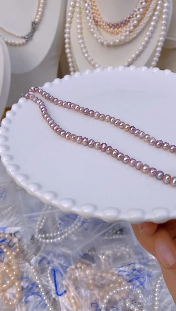 颈饰未镶嵌淡水珍珠06C