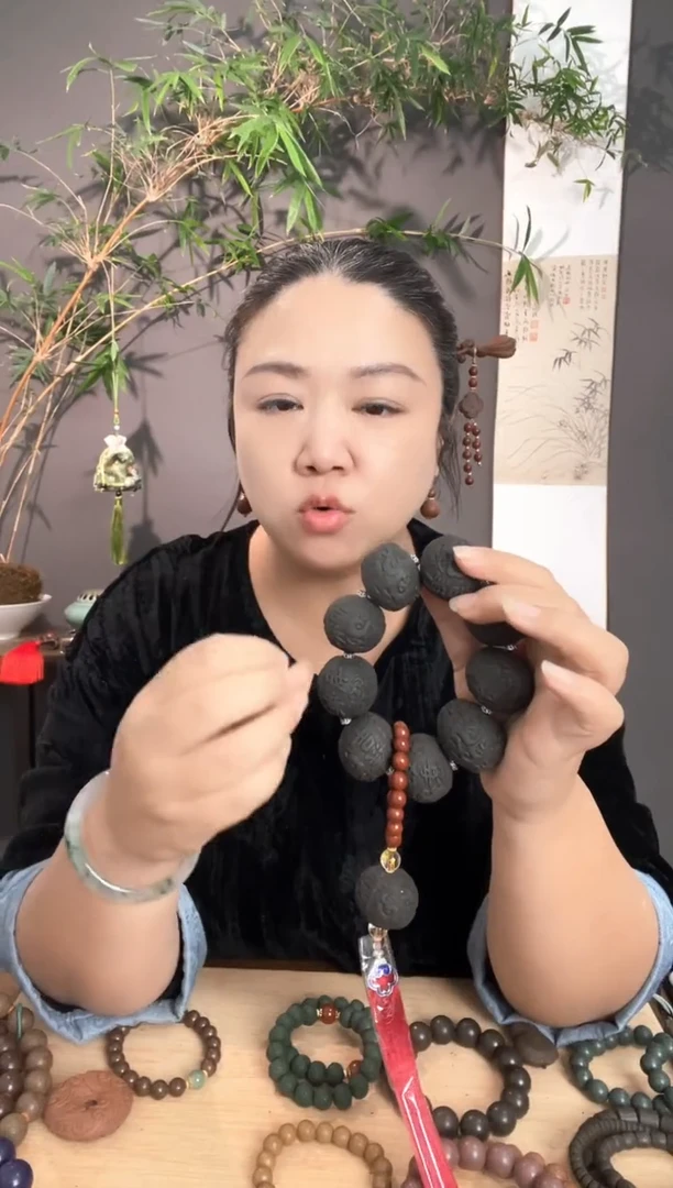 泥塑栀子香方3.0吉祥如意手持