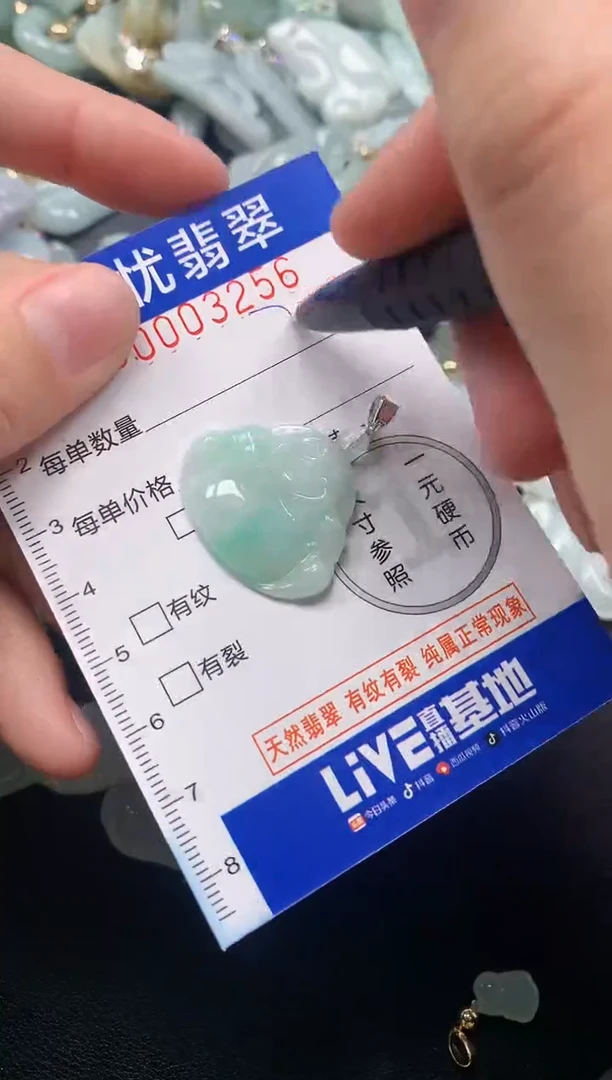 颈饰未镶嵌翡翠3256